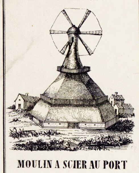 moulin à scier du port de Rochefort