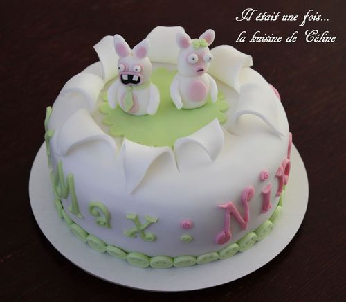 Gateau Lapin Cretin Gateau Pate A Sucre Il Etait Une Fois La Kuisine De Celine