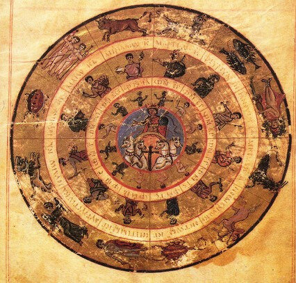 Christ-soleil, mosaïque (813-820) conservée au Vatican