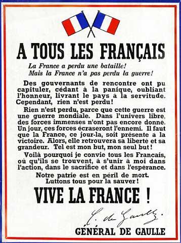 Avant L Appel Du 18 Juin 1940 L Appel Du 18 Juin 1940 Du General De Gaulle Et Son Impact Jusqu En 1945