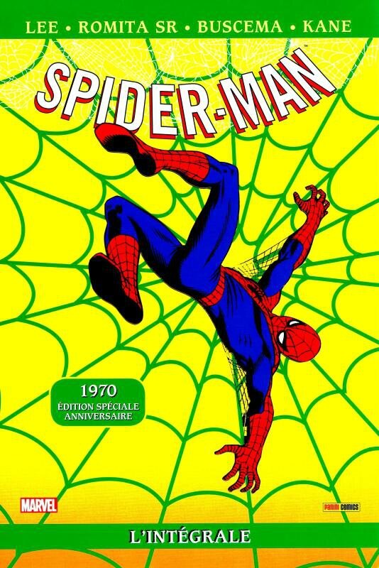intégrale spiderman 1970 réed