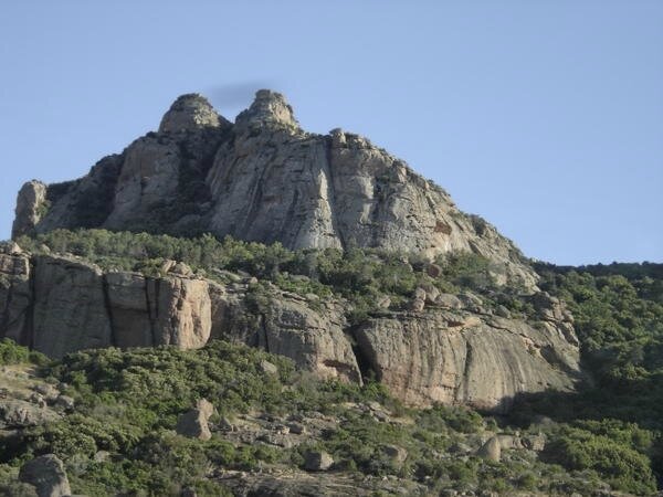 Le rocher de Roquebrune et du Muy