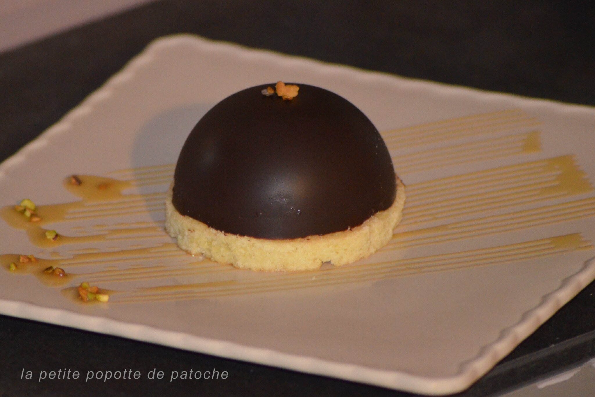 Dome Chocolat Caramel La Petite Popotte De Patoche