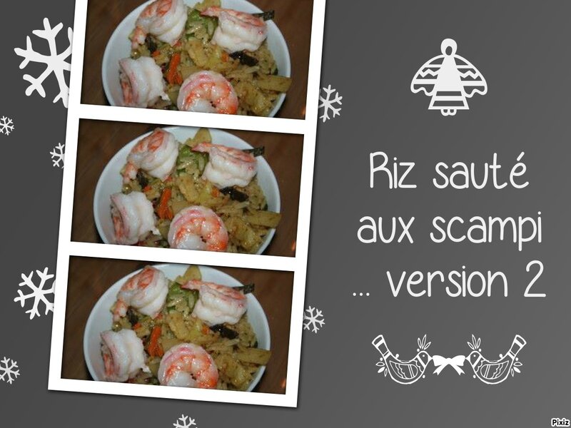 Scampi à la diable .. honteusement saucés Tous en cuisine avec Nadine
