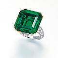 An exceptional emerald and diamond ring, by gimel