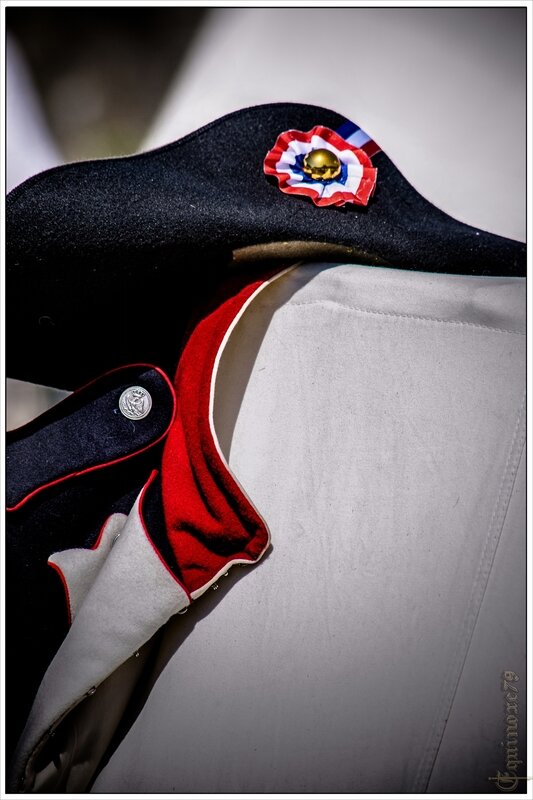 Bicorne troupe de Napoléon cocarde Rochefort