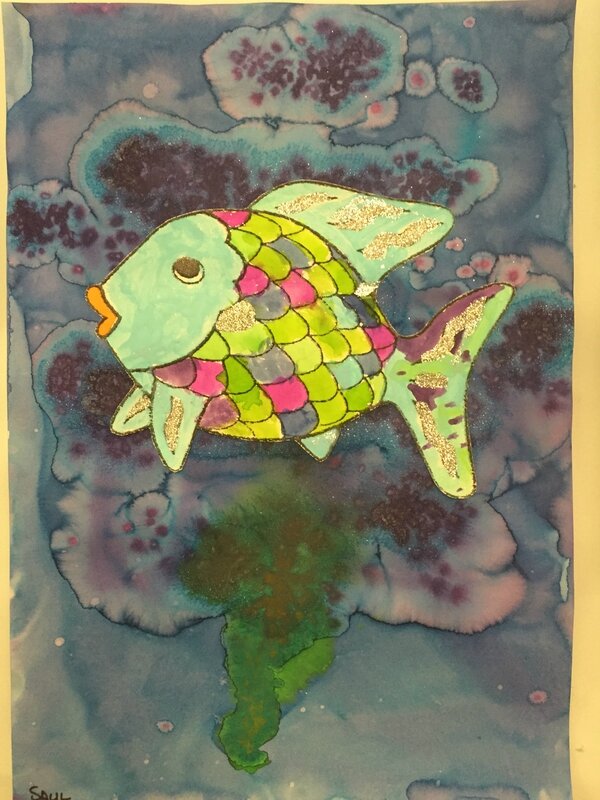 Arcenciel le poisson Flo à la maternelle