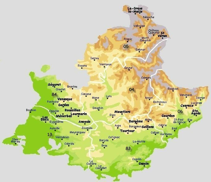 France 3 Region Paca Replay 12 13 carte de la région PACA - on dirait le sud