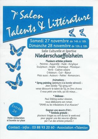 Salon talents Niederschaeffolsheim