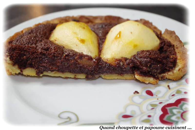 tarte poires et chocolat-6209