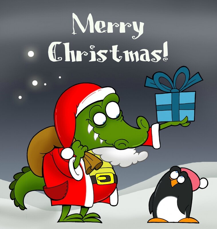 Cristmas-Santa-Claus-Crocodile-coloring-pages-colored-970x1024