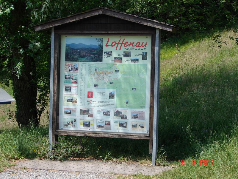 Panneau touristique de Loffenau
