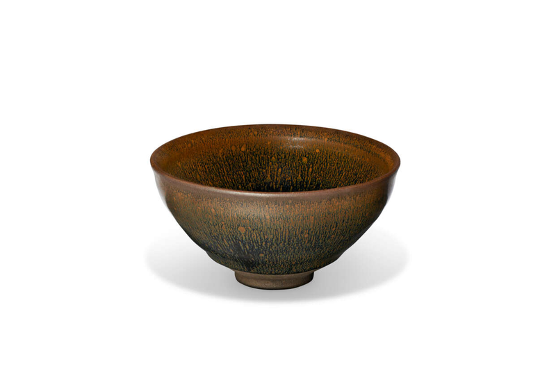 A Jian 'hare's fur' tea bowl, Southern Song dynasty (1127-1279);