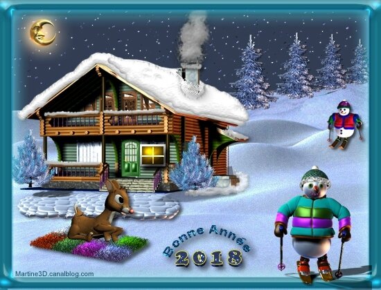 026-carte-bone-année-2018-rudolph-bonhomme-neige