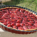 Tarte fraises et menthe 