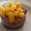 Entremets café-mangue comme un royal