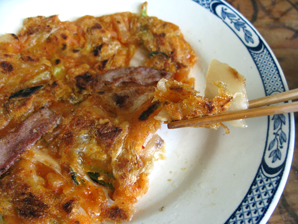 crepe kimchi jeon