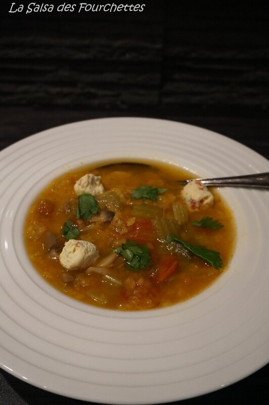 SOUPE Gourmande Aux Lentilles Corail - LA SALSA DES FOURCHETTES