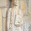 Saint Just de Valcabrère , piedroit du portail 