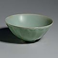 A longquan celadon carved bowl, southern song dynasty, 13th century