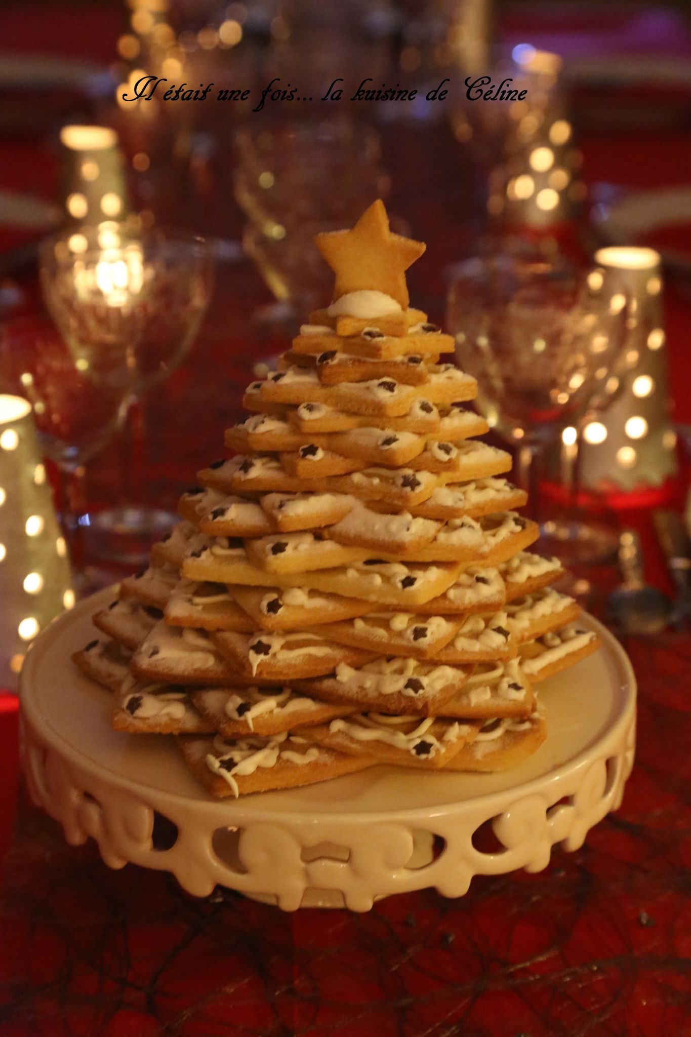 Sapin 3D, recette de biscuits de Noël