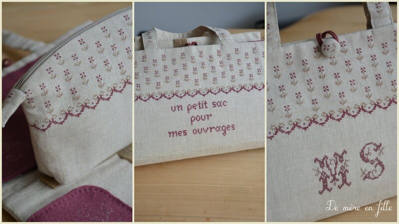 un petit sac pour mes ouvrages 2