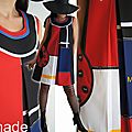 Robe graphique de style Mondrian réactualisée façon ISAmade