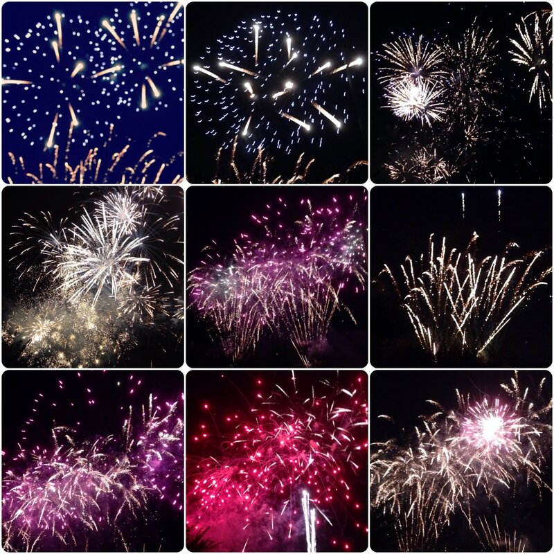 Montage feu d'artifice