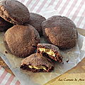 Biscuits au chocolat fourrés à la crème de beurre d'arachide, sans gluten et sans lactose