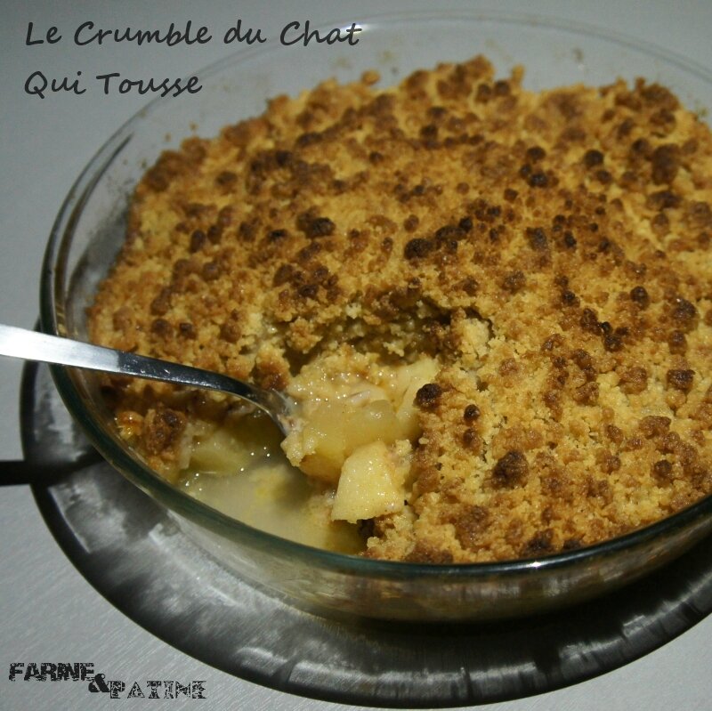 Le Crumble Du Chat Qui Tousse Farine Patine