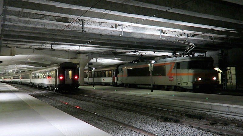 Train de Nuit Paris-Nice, Départ d'Austerlitz