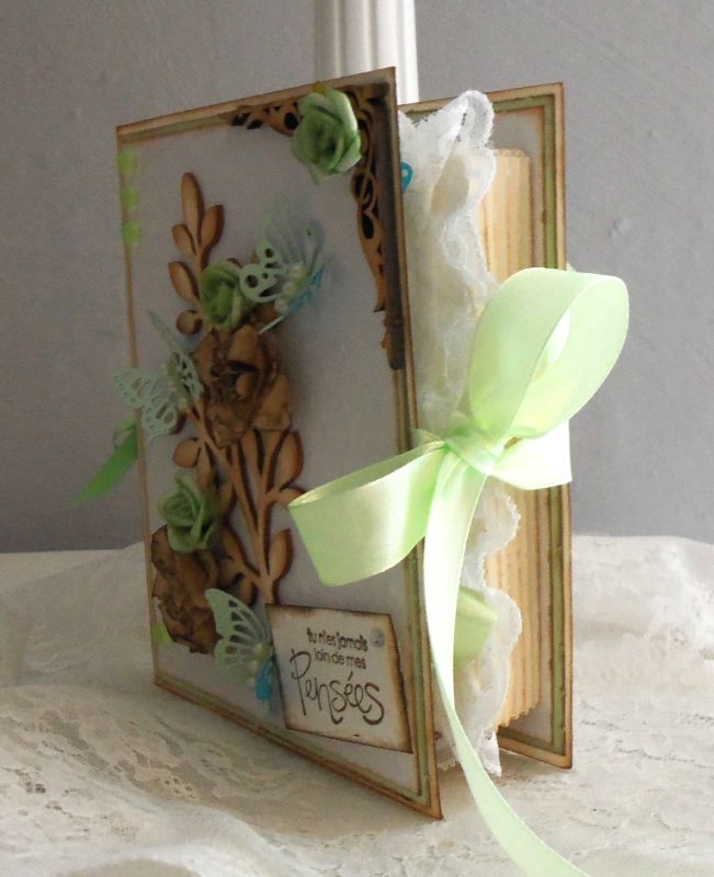 Carte Livre Et Carte Anniversaire Mon Scrap Shabby