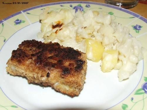 Recette N 2 Poisson Pane Gratin De Chou Fleur Blog De