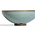 A rare purple-splashed 'Jun' bowl, Northern Song – Jin dynasty