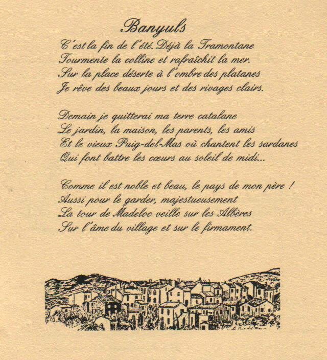 100 poèmes 5 Banyuls
