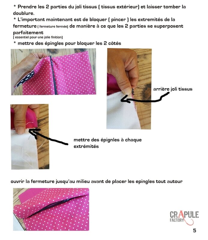 tuto jolie trousse doublee par crapule factory 5 fini