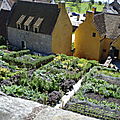 jardins de culross, vue du haut