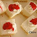 Crème chantilly-fraise!