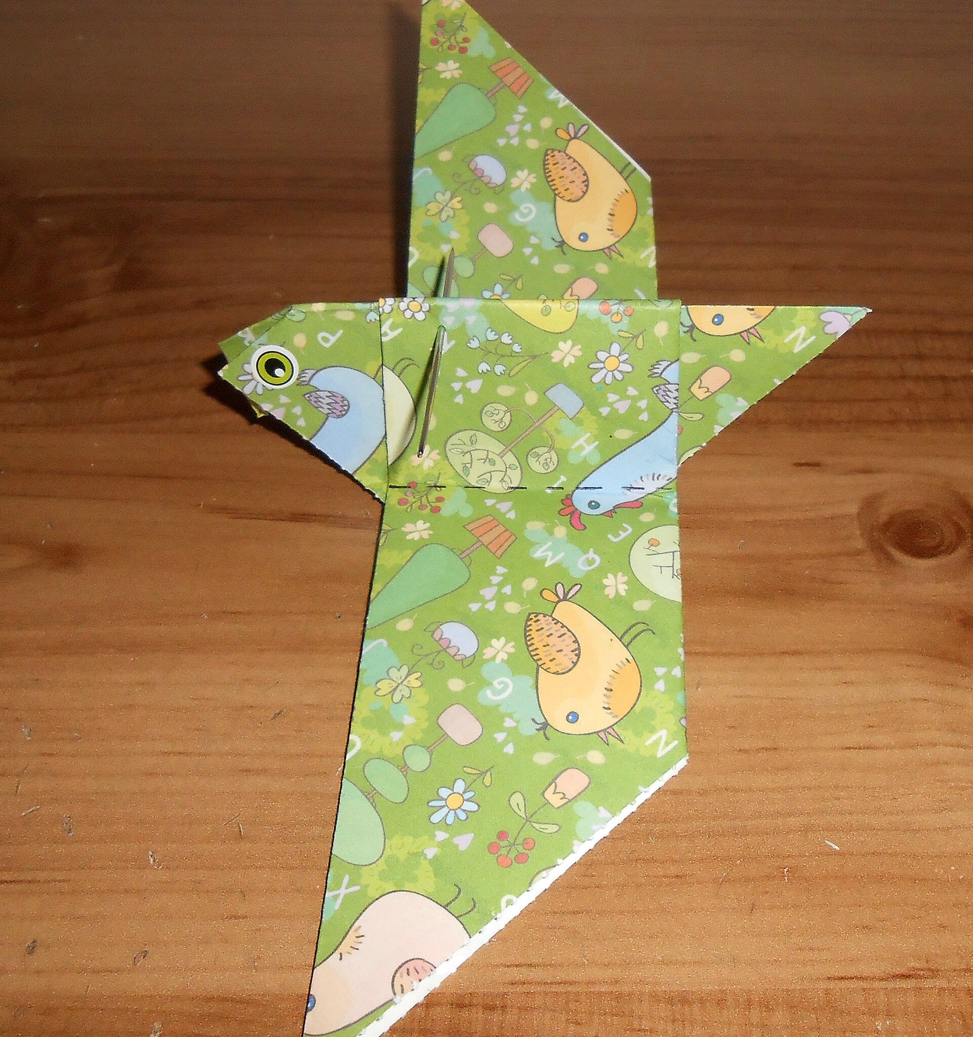 Oiseau en papier origami vraiment simple La Maison Féerique