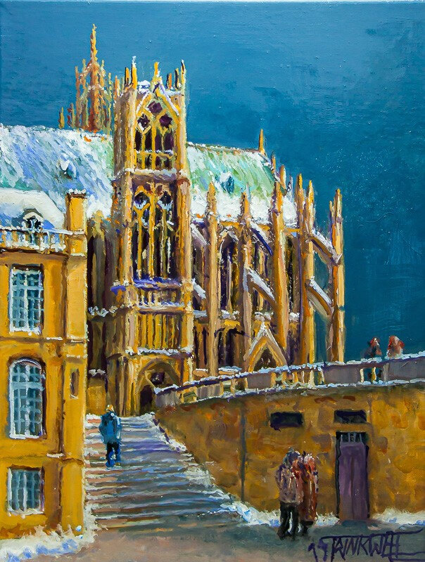 Sous un ciel de neige 41 x 33 -5076