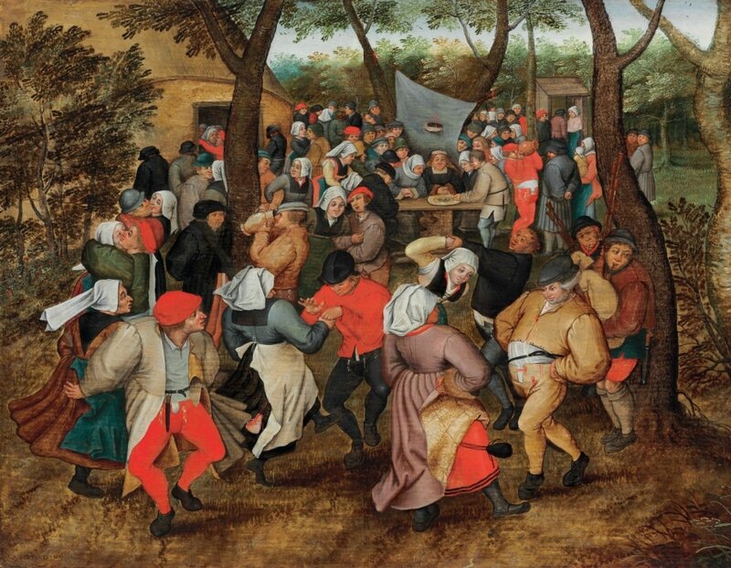 Pieter Brueghel II The Outdoor Wedding Dance