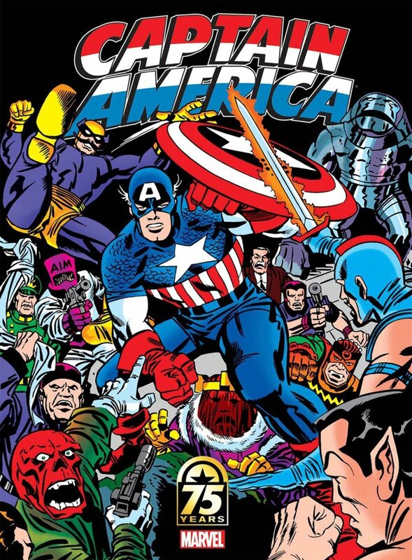 captain america 75th anniversary magazine kirby cover
