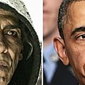Pourquoi dans la série the bible satan ressemble à barack obama ?