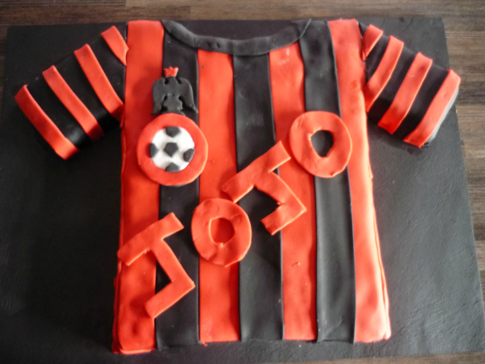 Gateau 3d Maillot De Foot Ogc Nice Chez Ale