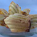 Madeleines jambon cheddar