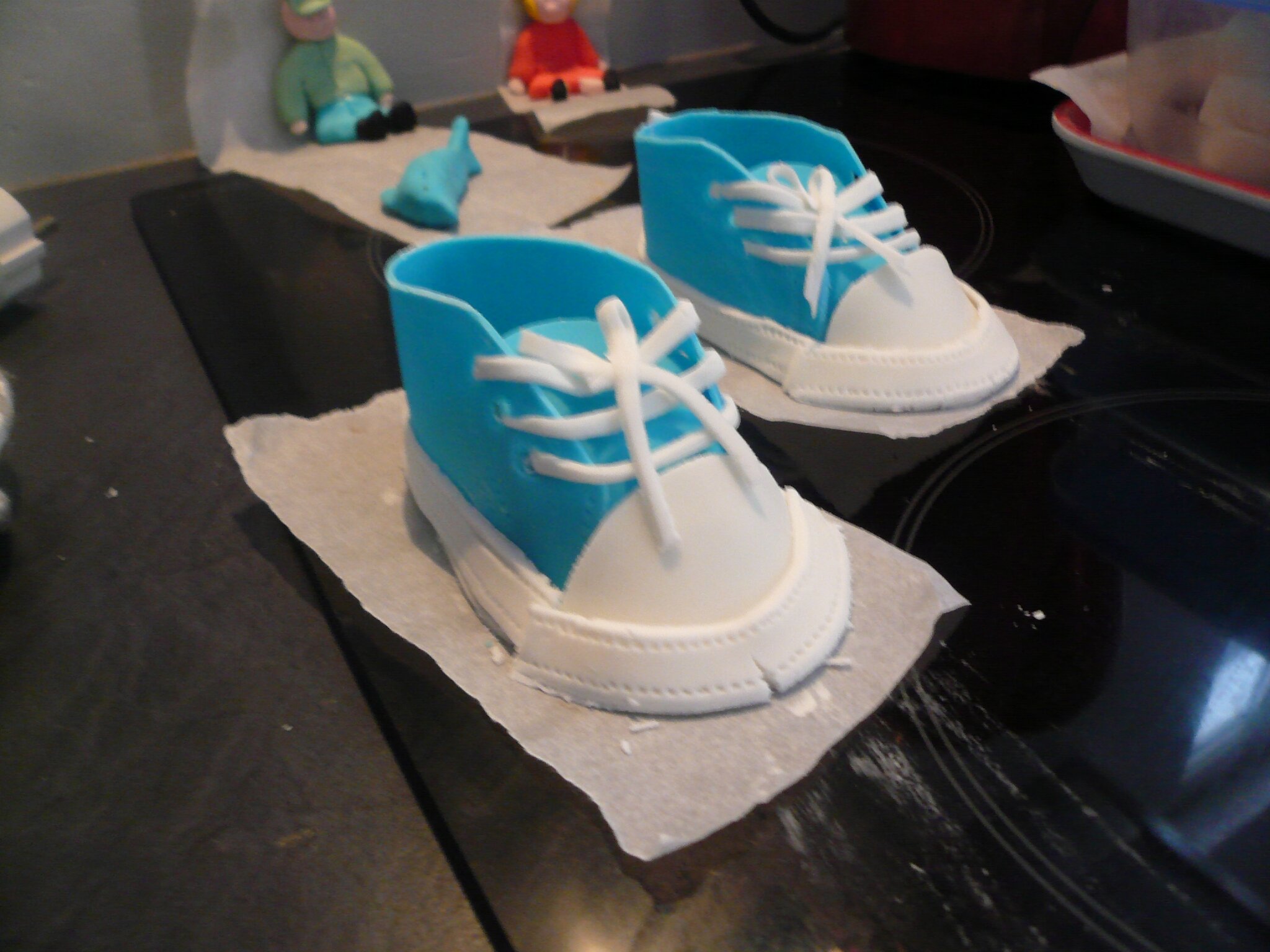 Pâte à sucre imprimée Arc-en-ciel pour décoration de gâteau - Pâte