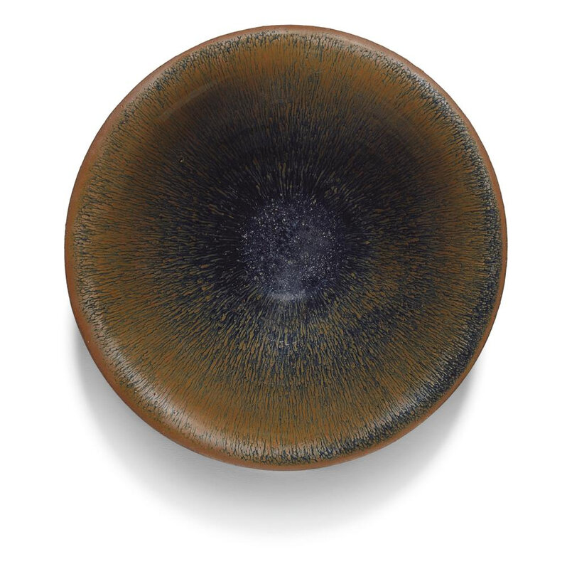 A rare large 'Jian' 'Hare's fur' bowl, Southern Song Dynasty (1127-1279)