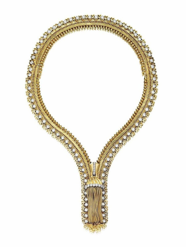 A diamond 'zip' necklace, by Van Cleef & Arpels - Alain.R.Truong