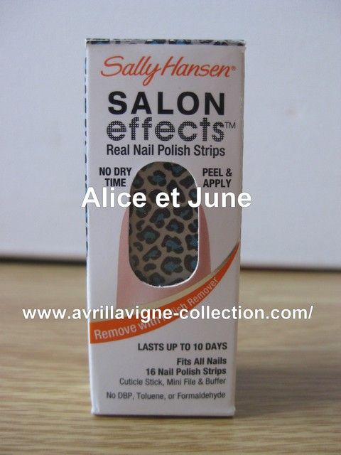 Avril Lavigne for Sally Hansen-Salon Effects Real Nail Polish Strips Collection-n°809 