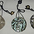 Trio bronze (pendentif)